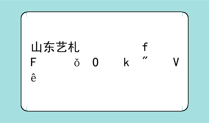 山东艺术学院摄影专业分数线